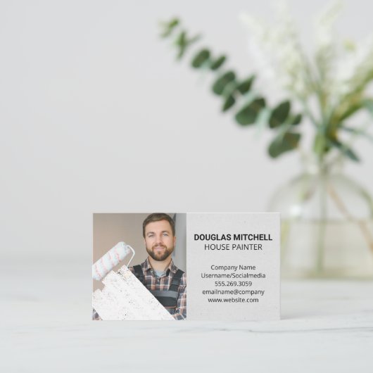 ローラー付き絵を描ペイター 名刺 (スタンド正面)