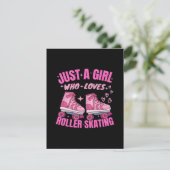 ローラー大好きな女の子だけのスケートで滑る エンクロージャーカード (スタンド正面)
