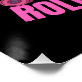 ローラー大好きな女の子だけのスケートで滑る ポスター (コーナー)