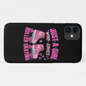 ローラー大好きな女の子だけのスケートで滑る Case-Mate iPhoneケース (裏面(横))