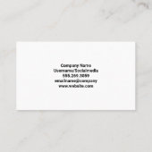 ローラー絵を描設備付き画家 名刺 (裏面)