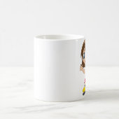 ローラー翼配列の女の子のマグ コーヒーマグカップ (中央)