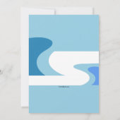 ローラー スケートの子供たち 招待状 (裏面)