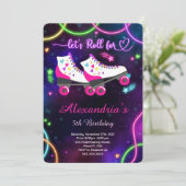 ローラー スケートの招待状 招待状 (スタンド正面)