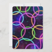 ローラー スケートの招待状 招待状 (裏面)