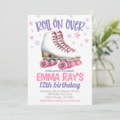 ローラー スケートの誕生日パーティーに転がり込んで 招待状 (スタンド正面)