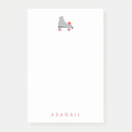 ローラー スケート - コーラル ポストイット (正面)