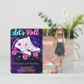 ローラー スケート フォト 招待状 (スタンド正面)