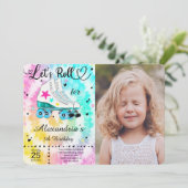 ローラー スケート フォト 招待状 (スタンド正面)