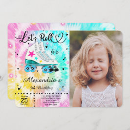 ローラー スケート フォト 招待状