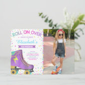 ローラー スケート フォト 招待状 (スタンド正面)