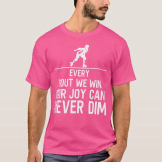 ローラー・ダービー・シルエット ローラースケート Tシャツ