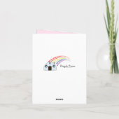 ローラ感謝していースケー来ト(パーティー/ギフト) サンキューカード (裏面)