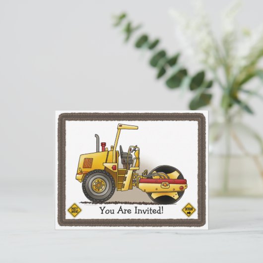 ローラ機器キッズパーティの招待状 招待状 (スタンド正面)