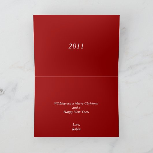 ローラ犬 シーズンカード (内部)