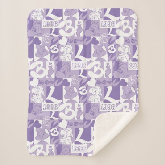 ローラ'96グリッドパターン シェルパブランケット (正面)