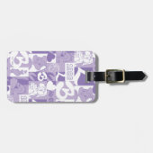 ローラ'96グリッドパターン ラゲッジタグ (正面横)