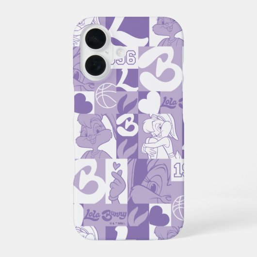 ローラ'96グリッドパターン iPhone 16ケース (裏面)