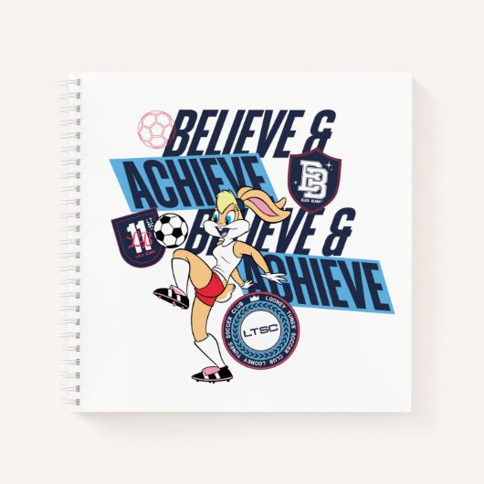 ローラ・バニー LOONEY TUNES™ サッカー クラブ グラフィック ノートブック (正面)