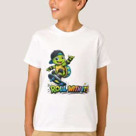 ローリングウィズイット スケートボード タートルTシャツ Tシャツ