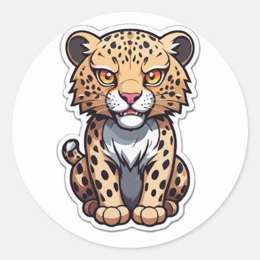 ローリングクブヒョウ ラウンドシール (正面)
