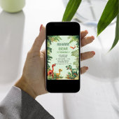 ローリンググッドタイムディノパーティー招待状 招待状