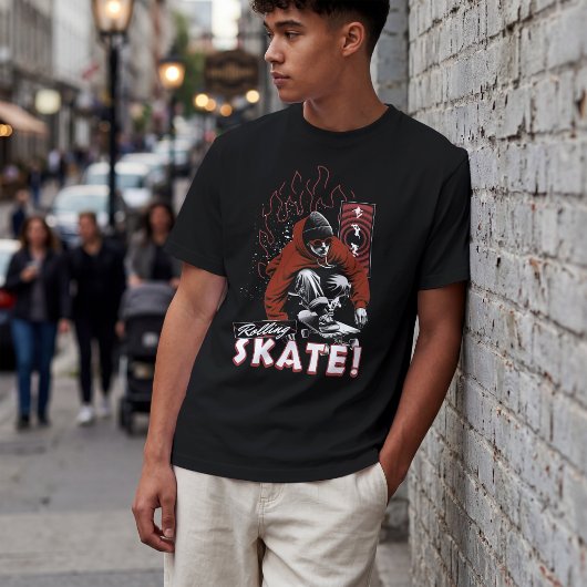 ローリングスケートストリートウェア Tシャツ