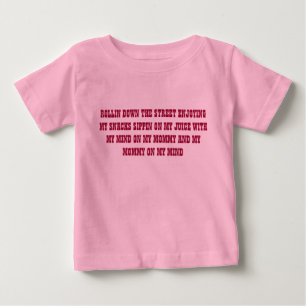 ローリングダウン通り沿面。 ベビーTシャツ