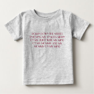 ローリングダウン通り沿面。 ベビーTシャツ