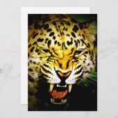 ローリングレオパード招待状 招待状 (正面/裏面)