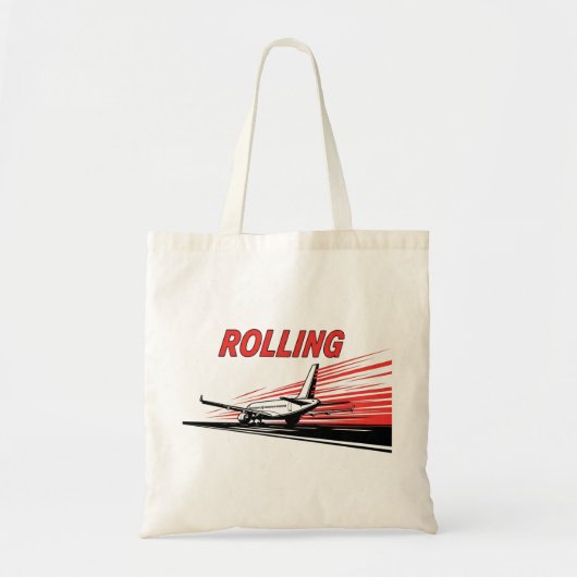 ローリング飛行機航空 トートバッグ (正面)