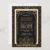 ローリング20ズプロム招待状 招待状 (正面)