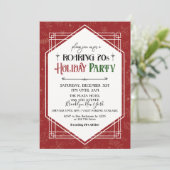 ローリング20s 1920sホリデーパーティー 招待状 (スタンド正面)
