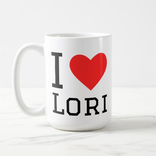 ローリーが大好き コーヒーマグカップ (左)