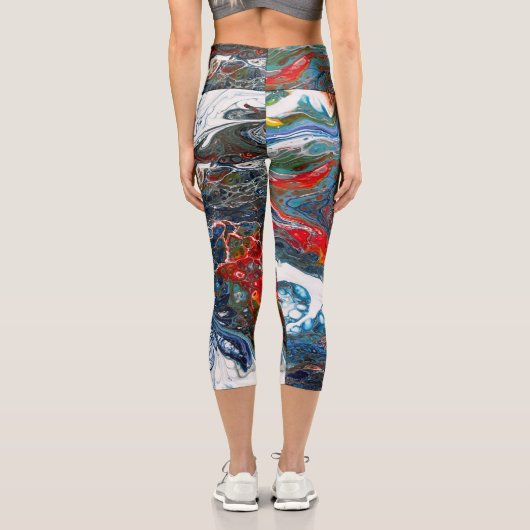 ローリーによる高い腰のカプリレギンス カプリレギンス (裏面)