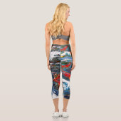 ローリーによる高い腰のカプリレギンス カプリレギンス (裏面)