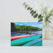 ローリーのカヌー ポストカード (スタンド正面)