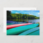 ローリーのカヌー ポストカード (正面/裏面)
