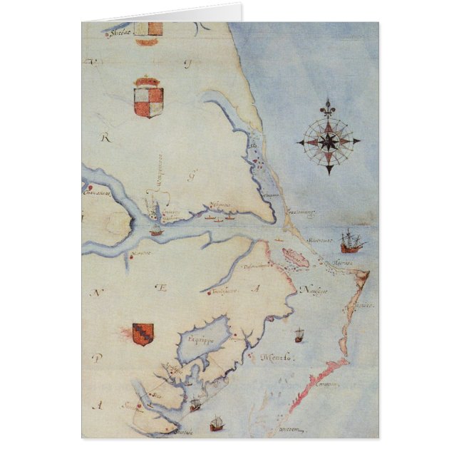 ローリーのヴァージニアの地図 (正面)