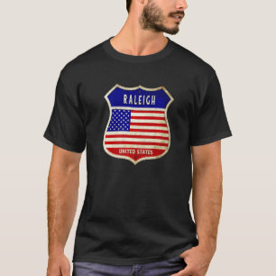 ローリーアメリカコートオブアームズフラッグズシティC北 Tシャツ