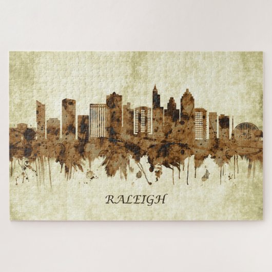 ローリーノースカロライナの街並み ジグソーパズル (横)