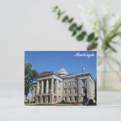 ローリーノースカロライナ州キャピトル旅行写真 ポストカード (スタンド正面)