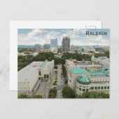 ローリーノースカロライナ市スカイラインミュージアムトラベル ポストカード (正面/裏面)
