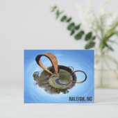 ローリーノースカロライナ美術館のリングや輪写真 ポストカード (スタンド正面)