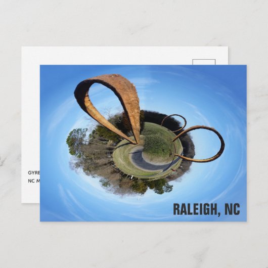 ローリーノースカロライナ美術館のリングや輪写真 ポストカード (正面/裏面)