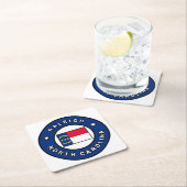 ローリーノースカロライナ スクエアペーパーコースター (インサイチュ)