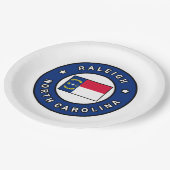 ローリーノースカロライナ ペーパープレート (アングル)