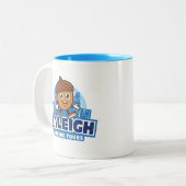 ローリー歩くツアーズキュートアコーンロゴ ツートーンマグカップ (正面左)