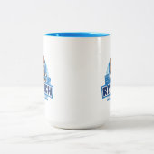 ローリー歩くツアーズキュートアコーンロゴ ツートーンマグカップ (中央)