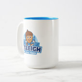 ローリー歩くツアーズキュートアコーンロゴ ツートーンマグカップ (正面左)